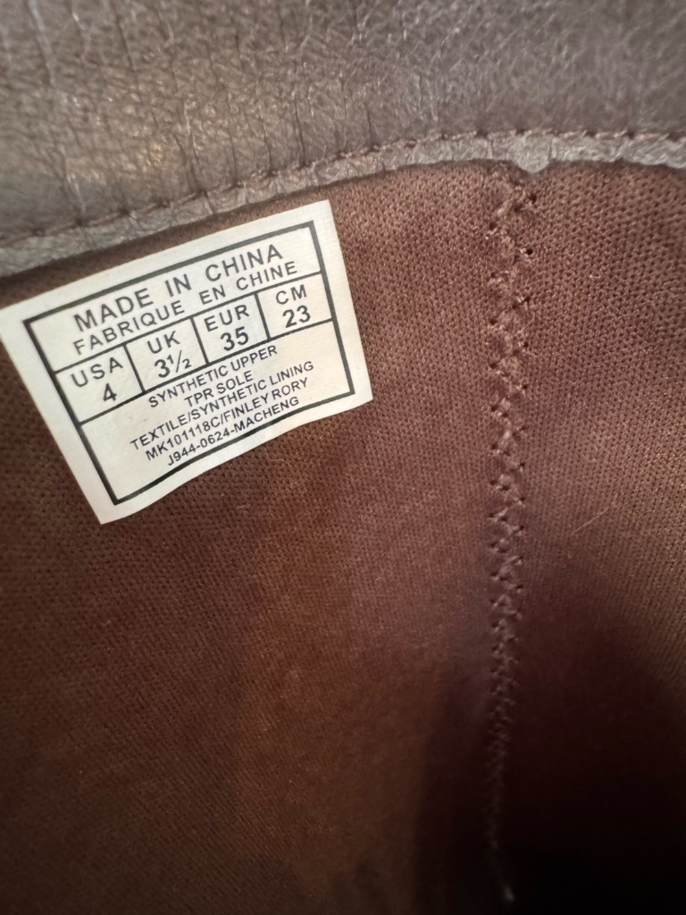 Michael Kors Brown and Dark Brown MK Logo Tall Riding Boots - Picture 4 of 4